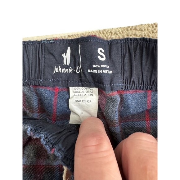 Johnnie-O Men's Large Pajama Lounge Pant Plaid Size Small - Picture 2 of 3